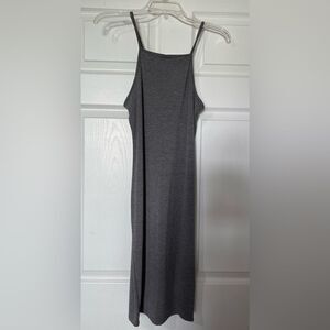 NWT.  Long charcoal gray camisole/dress.